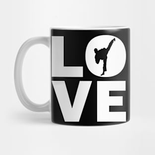 Love Taekwondo Gift For Martial Artists Mug